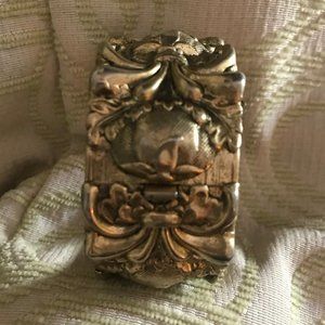 Embossed CUFF vintage bracelet